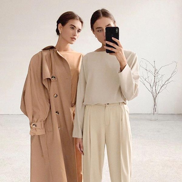 women's two piece pants autumn winter solid color suit round neck long sleeve shirt fashion 2 set, White
women's two piece pants autumn winter solid color suit round neck long sleeve shirt fashion 2 set, White