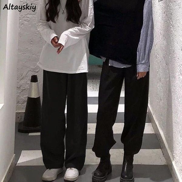 women's pants & capris women friends normcore solid plus size s-3xl simple all-match basic korean style summer fashion elastic waist wi, Black;white
women's pants & capris women friends normcore solid plus size s-3xl simple all-match basic korean style summer fashion elastic waist wi, Black;white