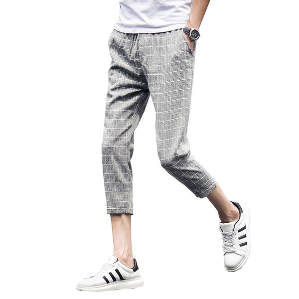 short summer chess beef-length men pantalon homme skinny man sweatpants m-3xl ayg225, White;black
short summer chess beef-length men pantalon homme skinny man sweatpants m-3xl ayg225, White;black