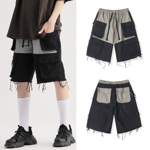 fashionable shorts high street cut multi pocket loose ee dark functional men's and women's brand casual, White;black
fashionable shorts high street cut multi pocket loose ee dark functional men's and women's brand casual, White;black