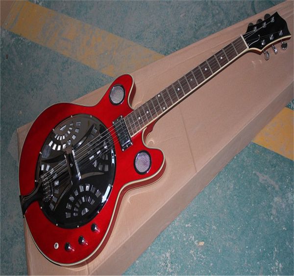 2022 new maestro brand custom dobro resonator burlywood electric guitar 
2022 new maestro brand custom dobro resonator burlywood electric guitar