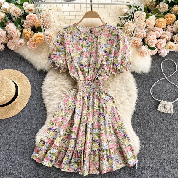 singreiny korean retro floral dress women puff sleeve o neck a-line ruffles dresses summer bohemian print ruched short dress 210419, Black;gray
singreiny korean retro floral dress women puff sleeve o neck a-line ruffles dresses summer bohemian print ruched short dress 210419, Black;gray