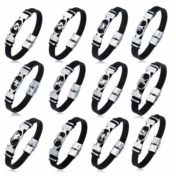 charm bracelets 2021 fashion 12 constellation stainless steel bracelet zodiac black leather for men and women pulseras hombre, Golden;silver
charm bracelets 2021 fashion 12 constellation stainless steel bracelet zodiac black leather for men and women pulseras hombre, Golden;silver