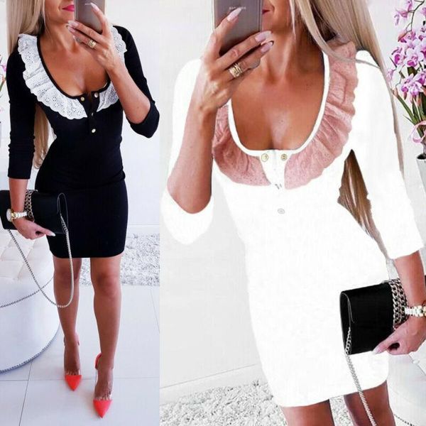 women button jumper mini dress ladies bodycon casual long sleeve pencil dresses, Black;gray
women button jumper mini dress ladies bodycon casual long sleeve pencil dresses, Black;gray
