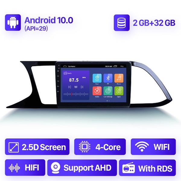 car dvd radio audio unit qled for seat leon 3 2012-2018 video player gps navigation 2 din voice 9 inch 2+32g android 10.0
car dvd radio audio unit qled for seat leon 3 2012-2018 video player gps navigation 2 din voice 9 inch 2+32g android 10.0