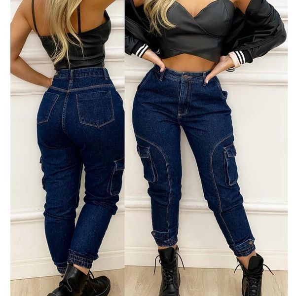 women's jeans wepbel cargo high waist trousers streetwear dark blue women skinny leisure mid denim pants
women's jeans wepbel cargo high waist trousers streetwear dark blue women skinny leisure mid denim pants