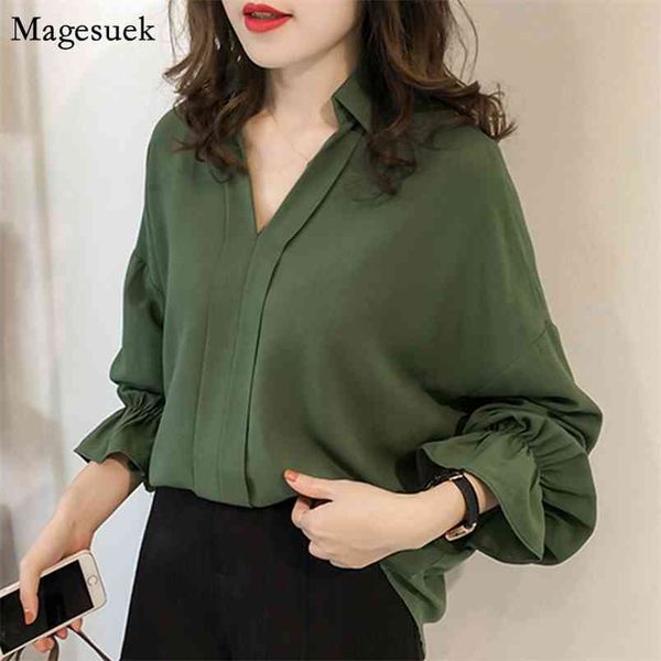 spring plus size loose women blouse long sleeve solid bottom chiffon shirt thin blouses casual 9359 210512, White
spring plus size loose women blouse long sleeve solid bottom chiffon shirt thin blouses casual 9359 210512, White