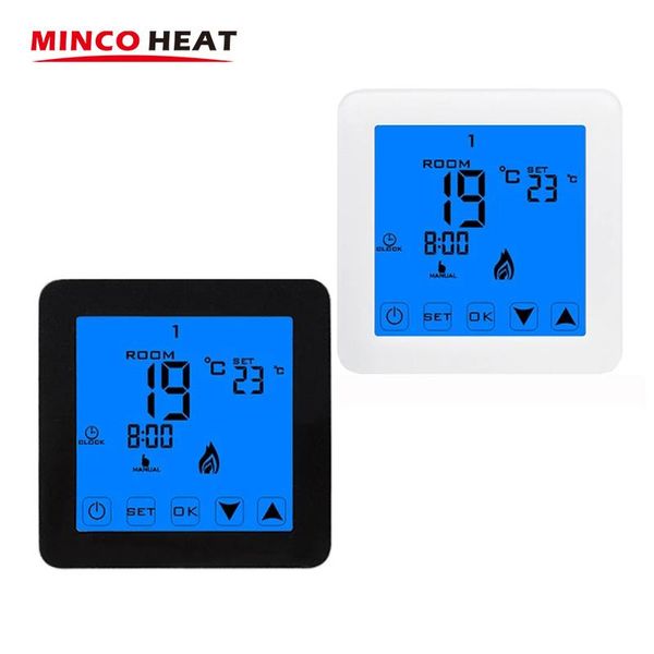 smart home control touch screen temperature controller 220v programmable room thermostat for floor heating
smart home control touch screen temperature controller 220v programmable room thermostat for floor heating