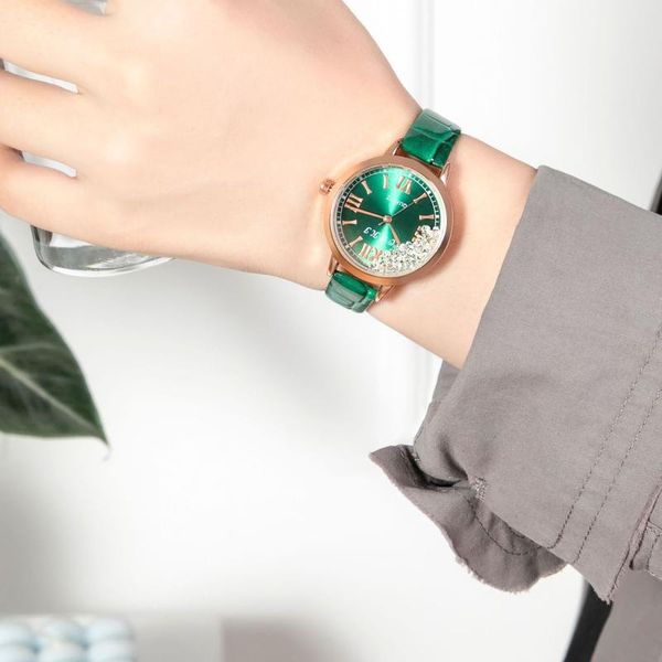 wristwatches blue ladies watch quicksand rhinestone round scale dial quartz green simple rose gold, Slivery;brown
wristwatches blue ladies watch quicksand rhinestone round scale dial quartz green simple rose gold, Slivery;brown