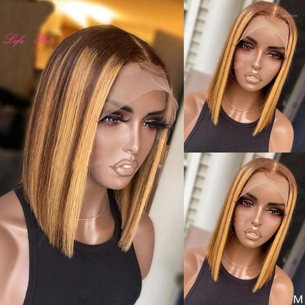 lefa highlight bob t-part lace front human hair wigs scalp closure with baby 150% density non-remy1, Black;brown
lefa highlight bob t-part lace front human hair wigs scalp closure with baby 150% density non-remy1, Black;brown