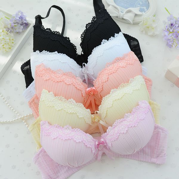 bras wicking, soft and comfortable thin small young girl cup bra sweet student 100% cotton underwear lace summer women's xg3x, Red;black
bras wicking, soft and comfortable thin small young girl cup bra sweet student 100% cotton underwear lace summer women's xg3x, Red;black