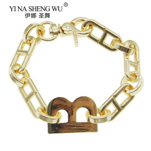 link, chain design gold /silver color metal letter b bracelets for women thick link man bracelet fashion gift jewelry accessories, Black
link, chain design gold /silver color metal letter b bracelets for women thick link man bracelet fashion gift jewelry accessories, Black
