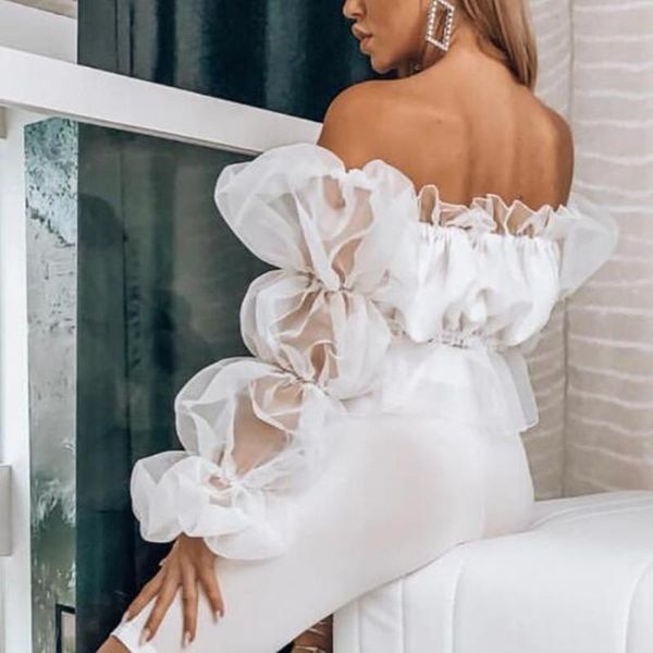 off shoulder ruffle mesh white blouse shirt elegant cropped women peplum pink summer blusas mujer women's blouses & shirts
off shoulder ruffle mesh white blouse shirt elegant cropped women peplum pink summer blusas mujer women's blouses & shirts