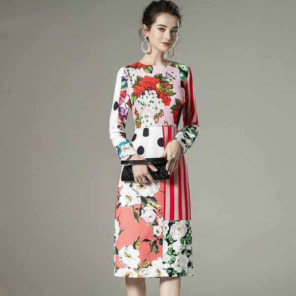 europe fashion woman clothes 2021 elegant lady full sleeve floral dot print pencil dress office robe femme party vestidos casual dresses, Black;gray
europe fashion woman clothes 2021 elegant lady full sleeve floral dot print pencil dress office robe femme party vestidos casual dresses, Black;gray
