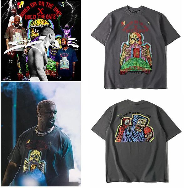 luxury t shirt 2021 european american fashion t-shirt designer loose kanye hip hop graffiti half short sleeve round nec, White;black
luxury t shirt 2021 european american fashion t-shirt designer loose kanye hip hop graffiti half short sleeve round nec, White;black
