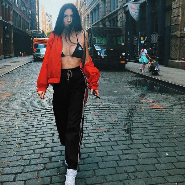 women's pants & capris 2021 autumn women side ribbons streetwear solid color trousers casual sweatpants drop, Black;white
women's pants & capris 2021 autumn women side ribbons streetwear solid color trousers casual sweatpants drop, Black;white