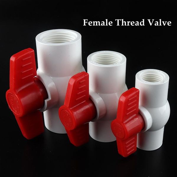 watering equipments pvc pipe ball valve socket water supply drainage quick 1/2"~1.2" female thread connector fittings
watering equipments pvc pipe ball valve socket water supply drainage quick 1/2"~1.2" female thread connector fittings