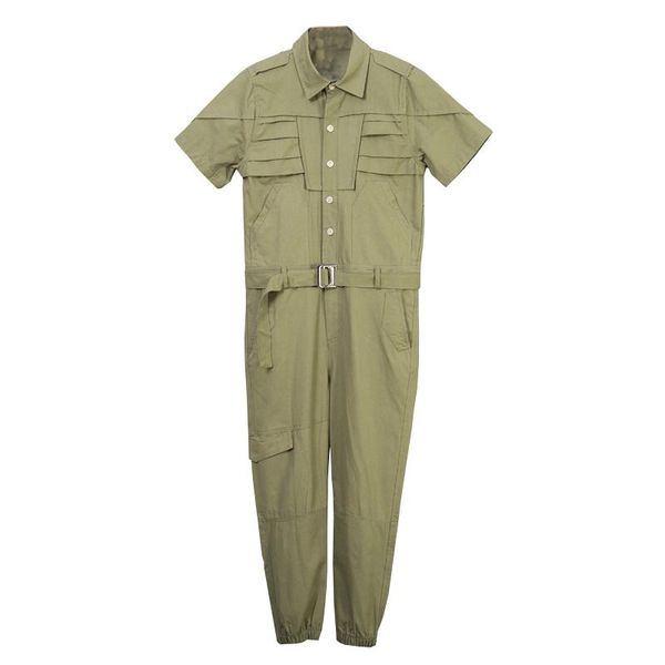 men's pants summer short-sleeved jumpsuit hip-hop self-cultivation lapel overalls jogging streetwear casual, Black
men's pants summer short-sleeved jumpsuit hip-hop self-cultivation lapel overalls jogging streetwear casual, Black