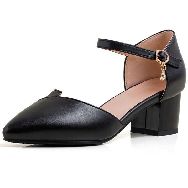 dress shoes coolulu 2021 pointed toe women pumps high block heel dorsay ankle strap for ladies elegant size 34-43, Black
dress shoes coolulu 2021 pointed toe women pumps high block heel dorsay ankle strap for ladies elegant size 34-43, Black