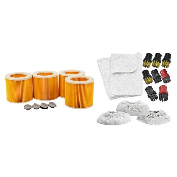 vacuum cleaners 4pcs air dust hepa filter with steam cleaner pad cloths,tool terry covers,nylon+copper wire brush tool nozzles
vacuum cleaners 4pcs air dust hepa filter with steam cleaner pad cloths,tool terry covers,nylon+copper wire brush tool nozzles