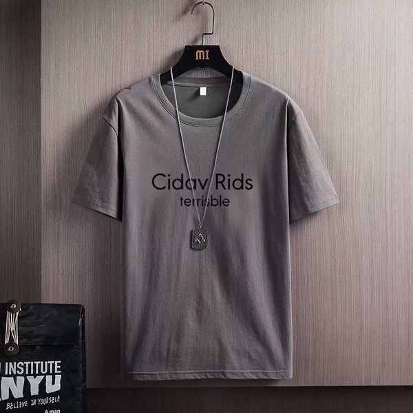 men's t-shirts summer short sleeve t-shirt fashion brand 2021 round neck half loose bottomed shirt, White;black
men's t-shirts summer short sleeve t-shirt fashion brand 2021 round neck half loose bottomed shirt, White;black