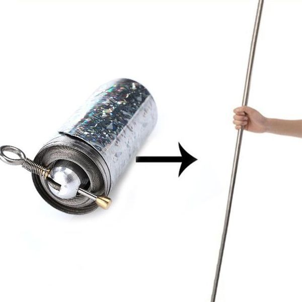 party favor stainless steel stick portable martial arts show metal pole magic props
