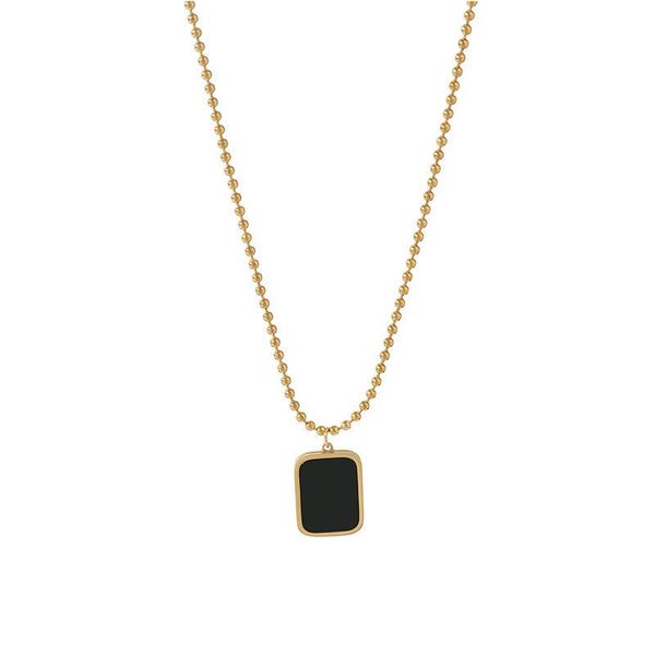 pendant necklaces potcet korea 2021 fashion trend women's stainless steel simple personality geometric square necklace retro jewelry, Silver
pendant necklaces potcet korea 2021 fashion trend women's stainless steel simple personality geometric square necklace retro jewelry, Silver