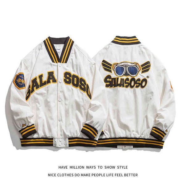men's jackets large baseball jacket, embroidered letters for men and wo, bomber jacket both wo, boyfriend style, chic in, Black;brown
men's jackets large baseball jacket, embroidered letters for men and wo, bomber jacket both wo, boyfriend style, chic in, Black;brown