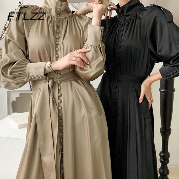 casual dresses women elegant satin dress spring autumn vintage single breasted long sleeve a line party ladies bandage robe vestidos, Black;gray
casual dresses women elegant satin dress spring autumn vintage single breasted long sleeve a line party ladies bandage robe vestidos, Black;gray