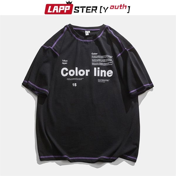 men hip hop patchwork streetwear t shirts summer mens japanese letter print harajuku tshirt man vintage tees 210420, White;black
men hip hop patchwork streetwear t shirts summer mens japanese letter print harajuku tshirt man vintage tees 210420, White;black