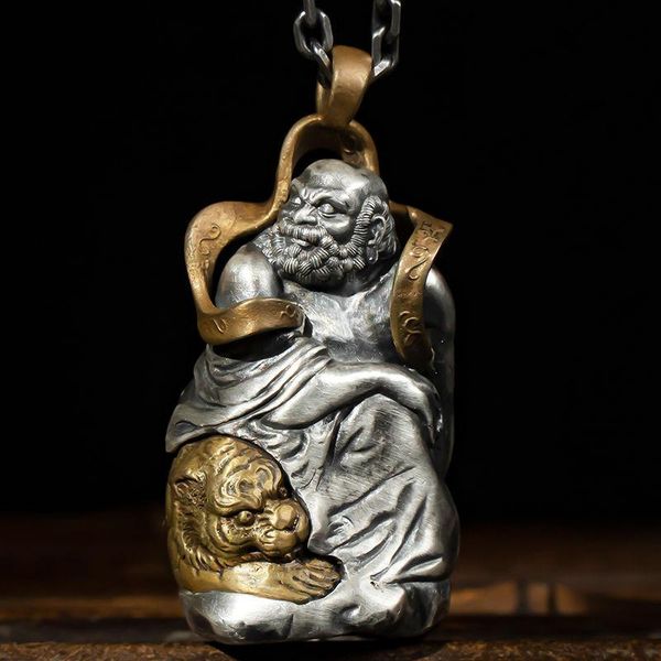 chains retro style guanyin pendant men's chinese bodhisattva handmade silver necklaces blessing peace jewelry accessories
chains retro style guanyin pendant men's chinese bodhisattva handmade silver necklaces blessing peace jewelry accessories