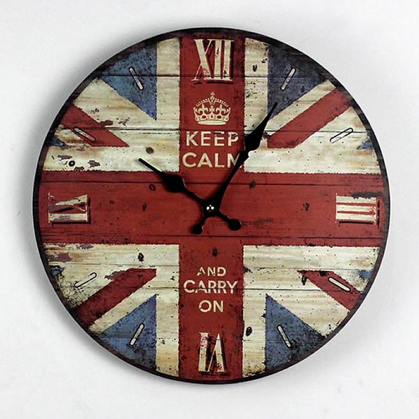 wall clocks european and american retro craft clock british flag painted solid wood electronic
wall clocks european and american retro craft clock british flag painted solid wood electronic