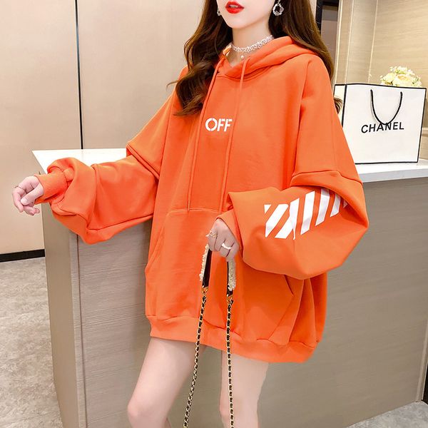 2021 winter korean print plush thickened hoodie women's fat mm oversized loose net red versatile top, Blue;black
2021 winter korean print plush thickened hoodie women's fat mm oversized loose net red versatile top, Blue;black