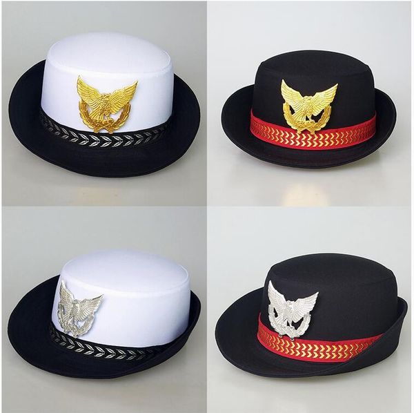 berets navy captain sailor lady pilot hat dark blue traffic uniform headgear white curled female security cap woman, Blue;gray
berets navy captain sailor lady pilot hat dark blue traffic uniform headgear white curled female security cap woman, Blue;gray