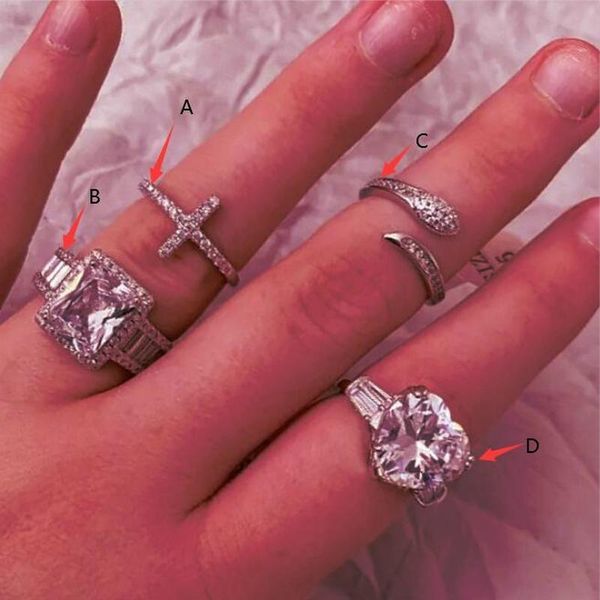 luxury princess ring 100% 925 sterling silver cz engagement promise wedding band rings for women bridal party jewelry gift cluster, Golden;silver
luxury princess ring 100% 925 sterling silver cz engagement promise wedding band rings for women bridal party jewelry gift cluster, Golden;silver