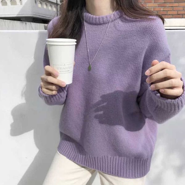 women's sweaters autumn winter round neck korean style knitted ladies solid pullovers sweet blouses for female vhcs, White;black
women's sweaters autumn winter round neck korean style knitted ladies solid pullovers sweet blouses for female vhcs, White;black