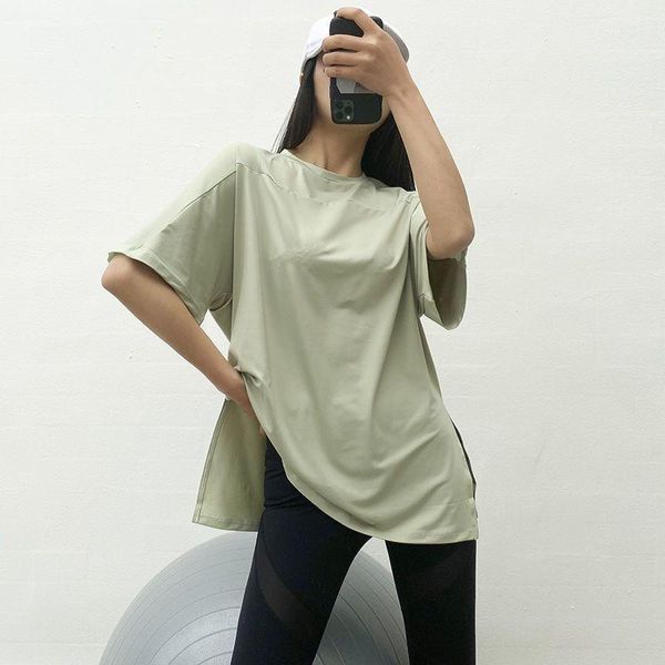 yoga outfit summer female t-shirt loose short-sleeved crop long hip-covering fitness sports running smock quick-drying clothes
yoga outfit summer female t-shirt loose short-sleeved crop long hip-covering fitness sports running smock quick-drying clothes