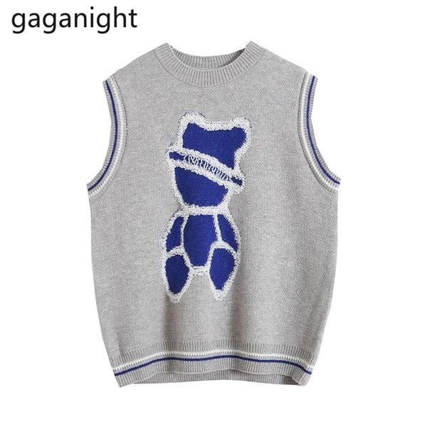 cute cartoon bear sweater vest women fashion knitted pullovers casual female sleeveless waistcoat loose 210601, Black;white
cute cartoon bear sweater vest women fashion knitted pullovers casual female sleeveless waistcoat loose 210601, Black;white