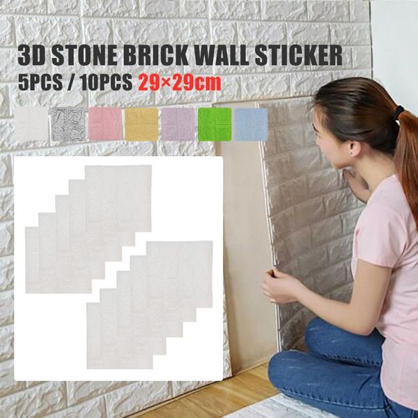 wall stickers 5/10pcs 3d sticker imitation brick bedroom decoration foam decal covers waterproof self adhesive wallpaper tv backdrop
wall stickers 5/10pcs 3d sticker imitation brick bedroom decoration foam decal covers waterproof self adhesive wallpaper tv backdrop