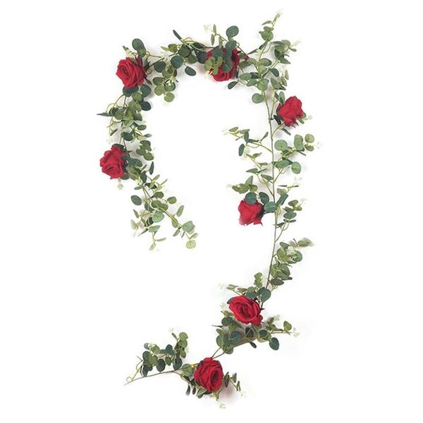 decorative flowers & wreaths artificial eucalyptus garland with roses flower vine fake plants ivy for wedding party garden farmhouse home de
decorative flowers & wreaths artificial eucalyptus garland with roses flower vine fake plants ivy for wedding party garden farmhouse home de