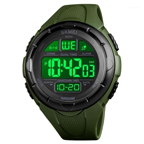 men's watch skmei outdoor sport digital pu strap led easy reading waterproof electronic wristwatch week date male clock wristwatches, Slivery;brown
men's watch skmei outdoor sport digital pu strap led easy reading waterproof electronic wristwatch week date male clock wristwatches, Slivery;brown