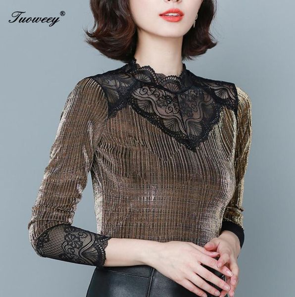 black mesh lace blouse shirt womens stand collar hollow out basic transparent pullover shirts 2021 spring fashion women's blouses, White
black mesh lace blouse shirt womens stand collar hollow out basic transparent pullover shirts 2021 spring fashion women's blouses, White