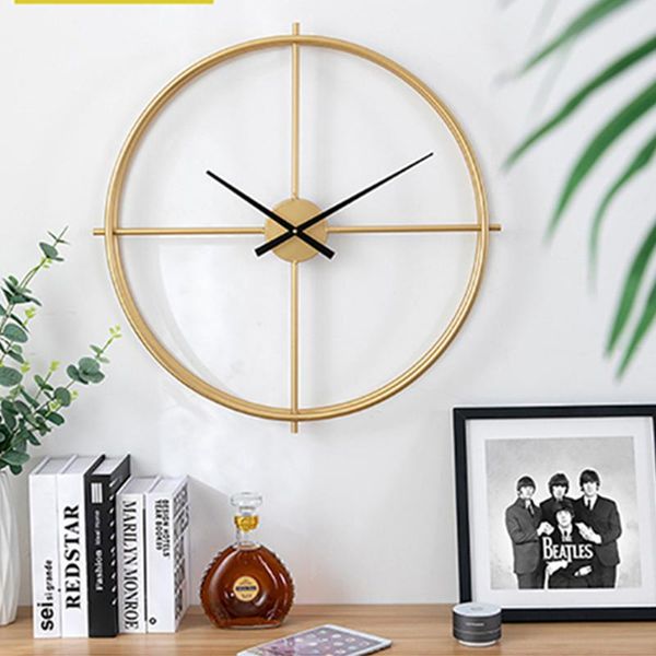 minimalist wrought iron wall clock home decoration office large mute table european modern design watch clocks
minimalist wrought iron wall clock home decoration office large mute table european modern design watch clocks