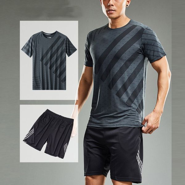 training suit running clothes two pieces set men gym fitness clothing sportswear men's tracksuit running sets basketball jersey, Black;blue
training suit running clothes two pieces set men gym fitness clothing sportswear men's tracksuit running sets basketball jersey, Black;blue