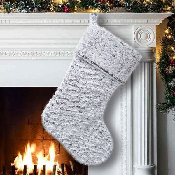 christmas decorations plush stockings gift bag cloth candy container bags xmas hanging stocking
christmas decorations plush stockings gift bag cloth candy container bags xmas hanging stocking
