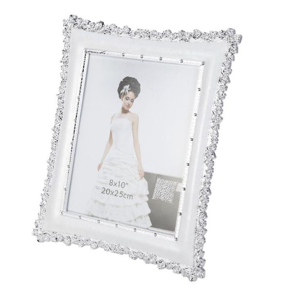 silver plated metal picture frame creative resin po with rose decors(white/10 inch) frames
silver plated metal picture frame creative resin po with rose decors(white/10 inch) frames