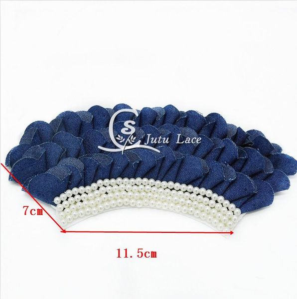 pcs / lot , 11.5 cm shabby denim flower with pearl collar for hair apperal accessories ties, Red;brown
pcs / lot , 11.5 cm shabby denim flower with pearl collar for hair apperal accessories ties, Red;brown