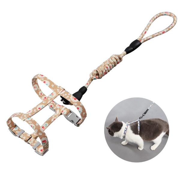 cute flower printed pet leash cat fashion adjustable escape proof harness with supplies collars & leads
cute flower printed pet leash cat fashion adjustable escape proof harness with supplies collars & leads