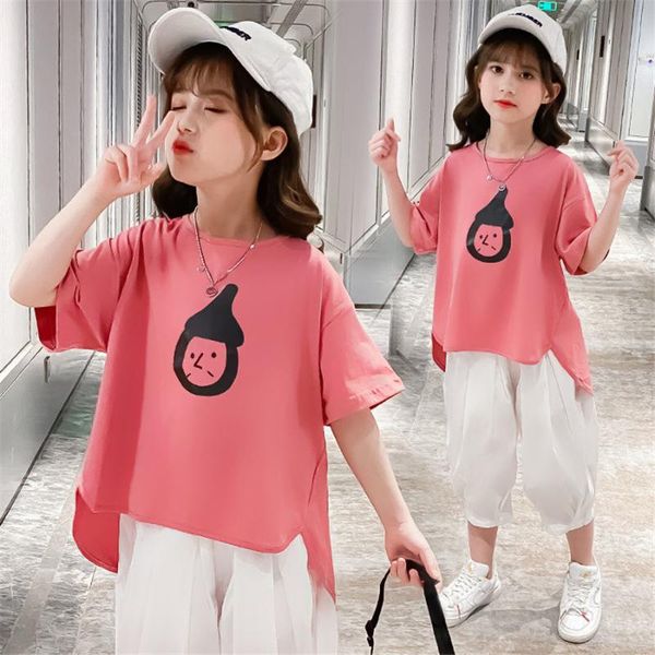 clothing sets fashion 2021 summer girls clothes kids sport t-shirt + pants baby children's outfits teen 4 6 7 8 10 12 years, White
clothing sets fashion 2021 summer girls clothes kids sport t-shirt + pants baby children's outfits teen 4 6 7 8 10 12 years, White