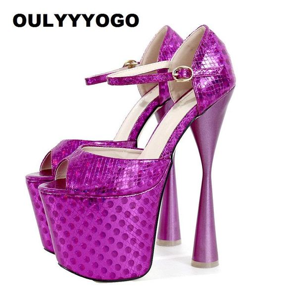 ultra high heels(20cm) platform nightclub female sandals women's shoes bling pumps party peep toe size: 34-43 dress, Black
ultra high heels(20cm) platform nightclub female sandals women's shoes bling pumps party peep toe size: 34-43 dress, Black